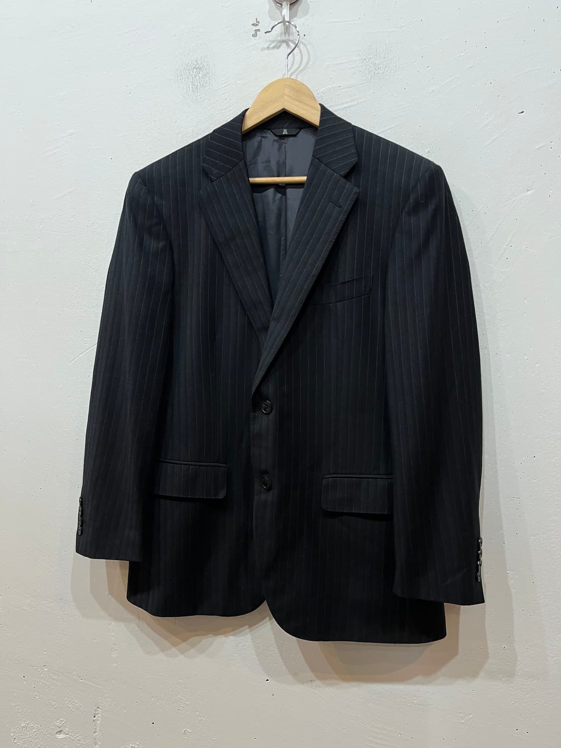 LANVIN 랑방 2B 스트라이프 울 실크 블레이저 자켓 상품이미지1