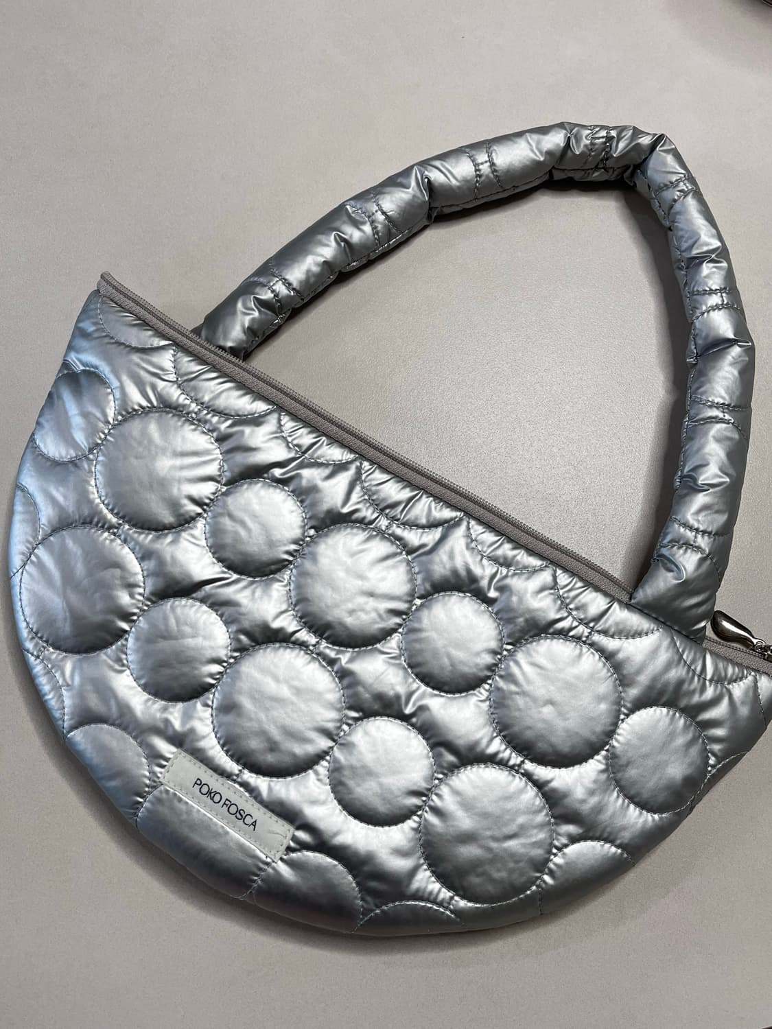 포코포스카 Poko fosca 반달 실버 숄더백 상품이미지2