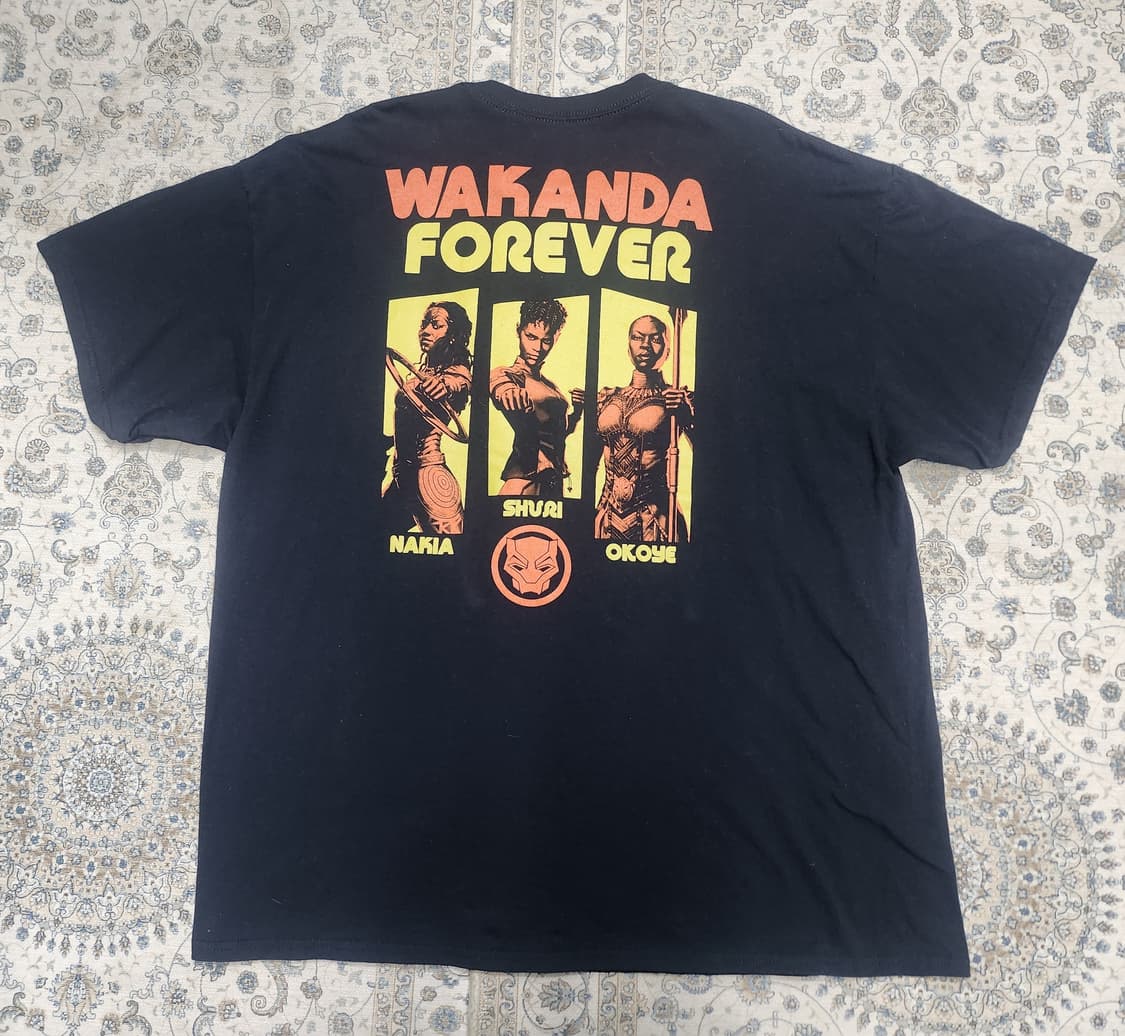 마블 블랙팬서 와칸다 포에버 반팔티 2XL 상품이미지2
