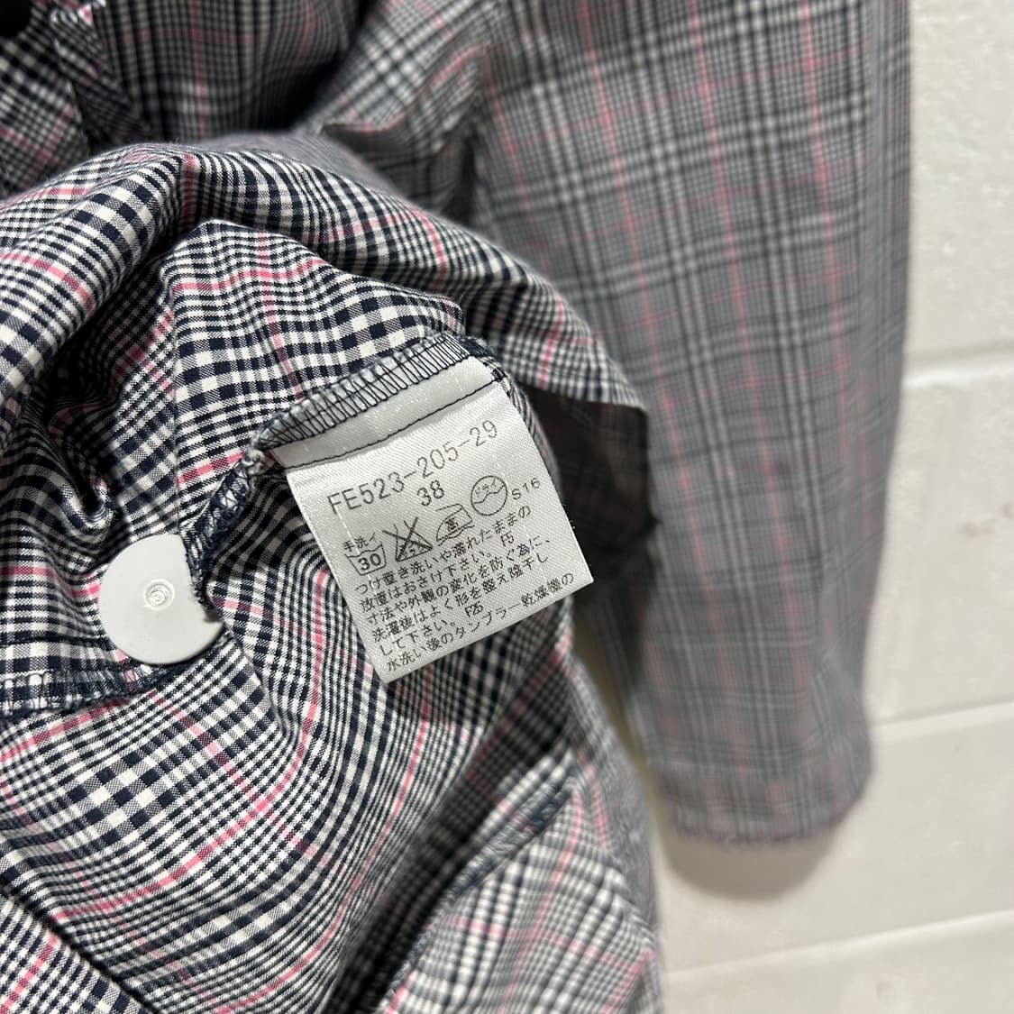 Burberry Logo Embroidered check Shirts 상품이미지9