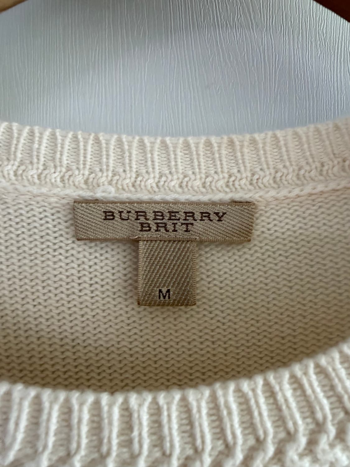 버버리 아이보리 니트 상품이미지3