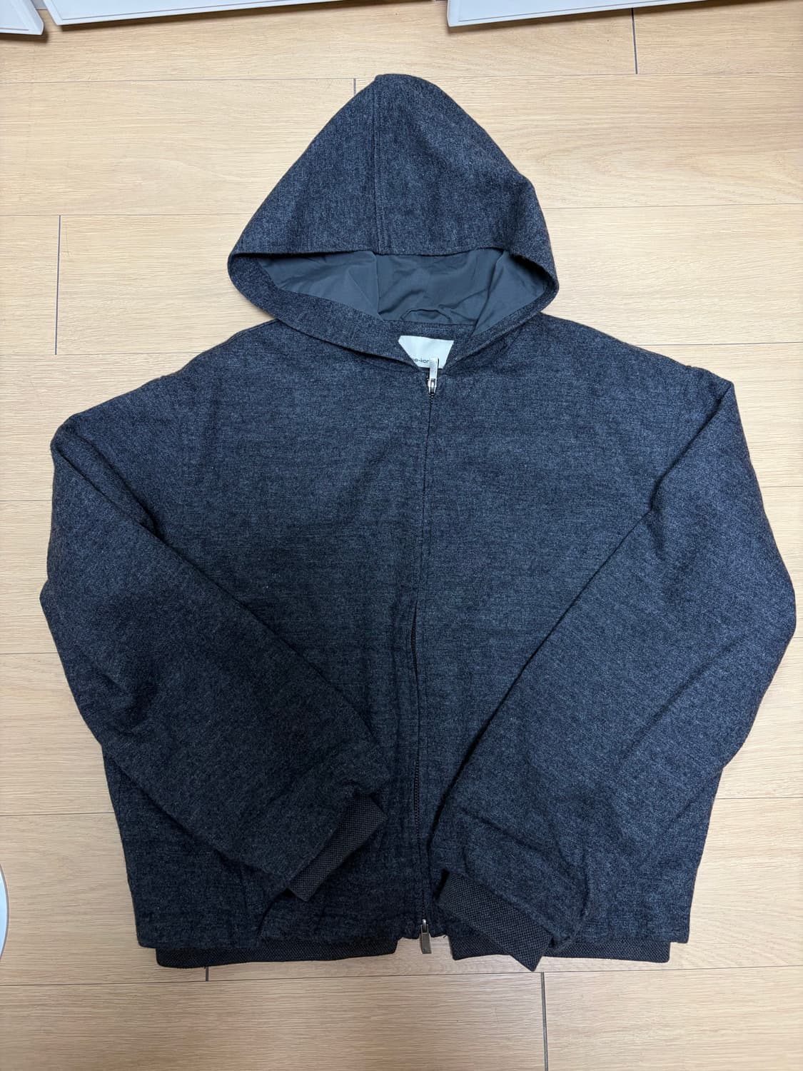 펫트리코 메로페 울 후드 자켓 그레이 52 상품이미지5