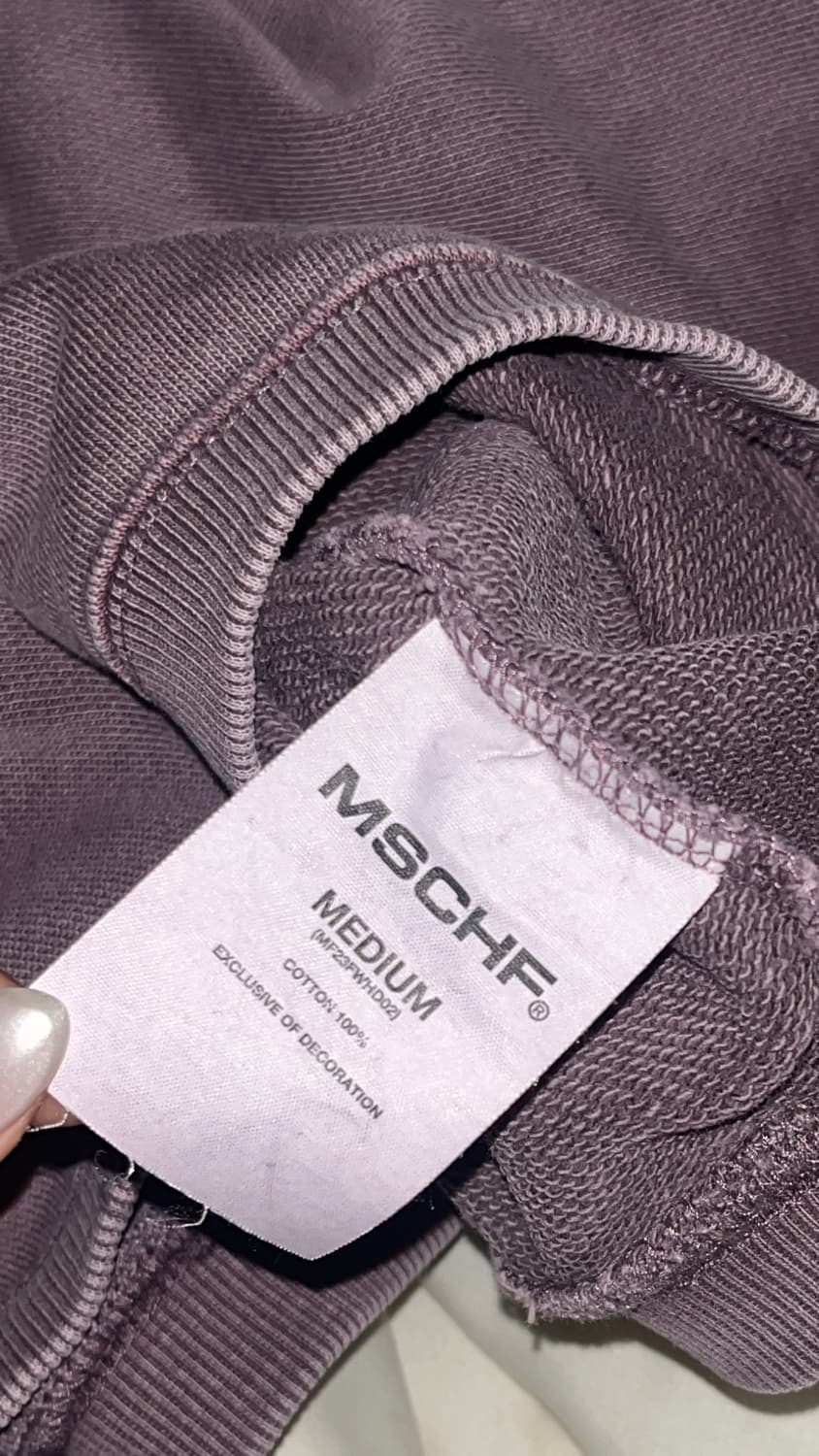 미스치프 사이드 버튼 크롭 후드 M 상품이미지2