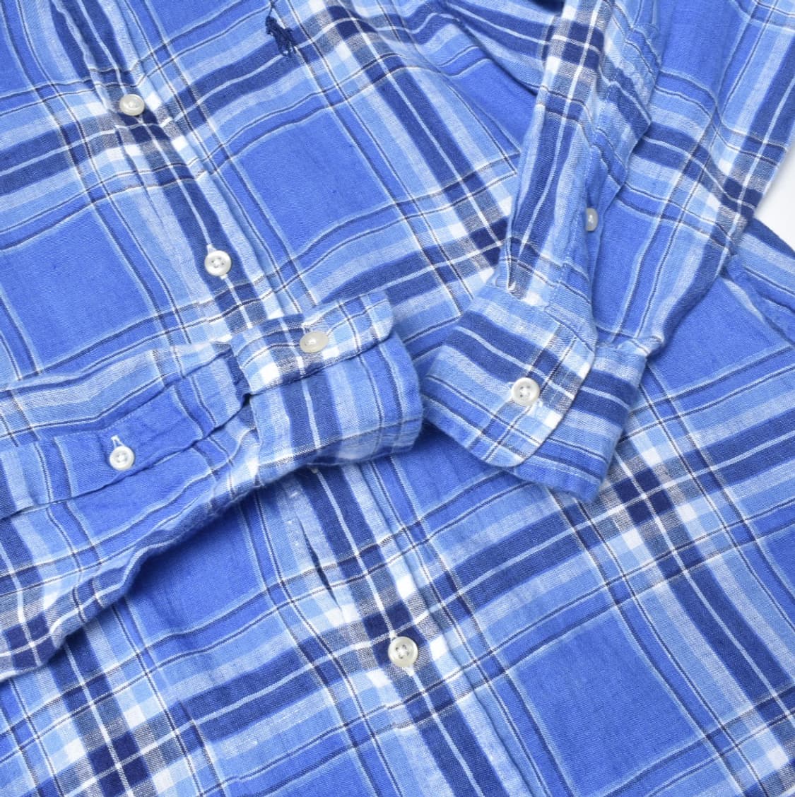 폴로랄프로렌 린넨 체크 셔츠 xs 상품이미지5