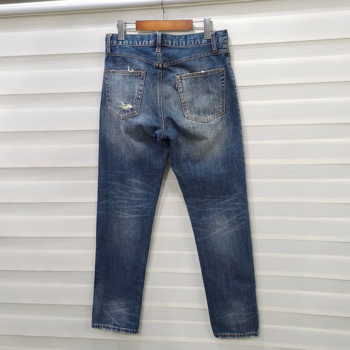 일본 7THREE 빈티지 가공 데님팬츠- S 상품이미지6