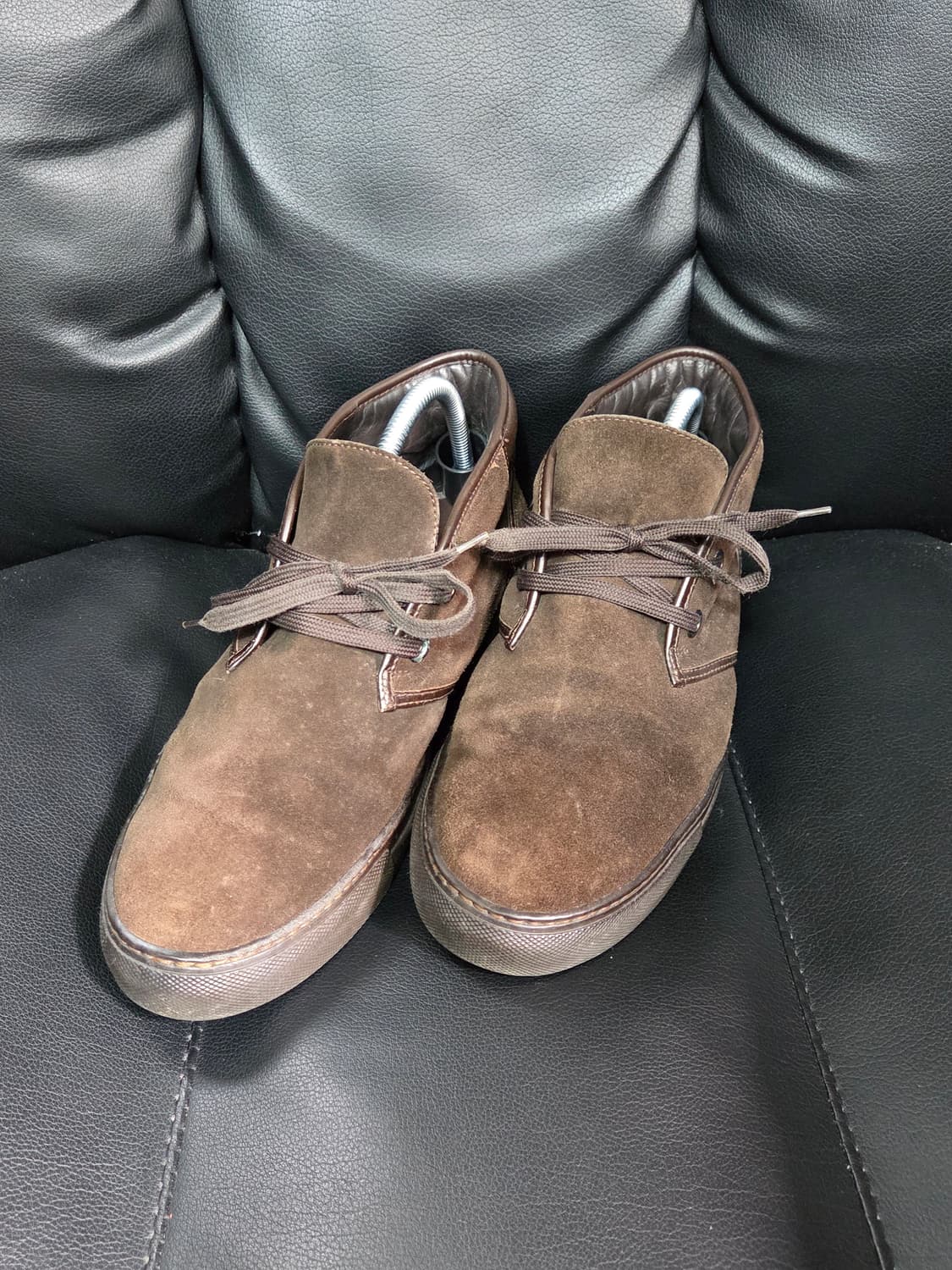 (정품) [몽클레어] 스웨이드 가죽 스니커즈 판매합니다. 상품이미지1