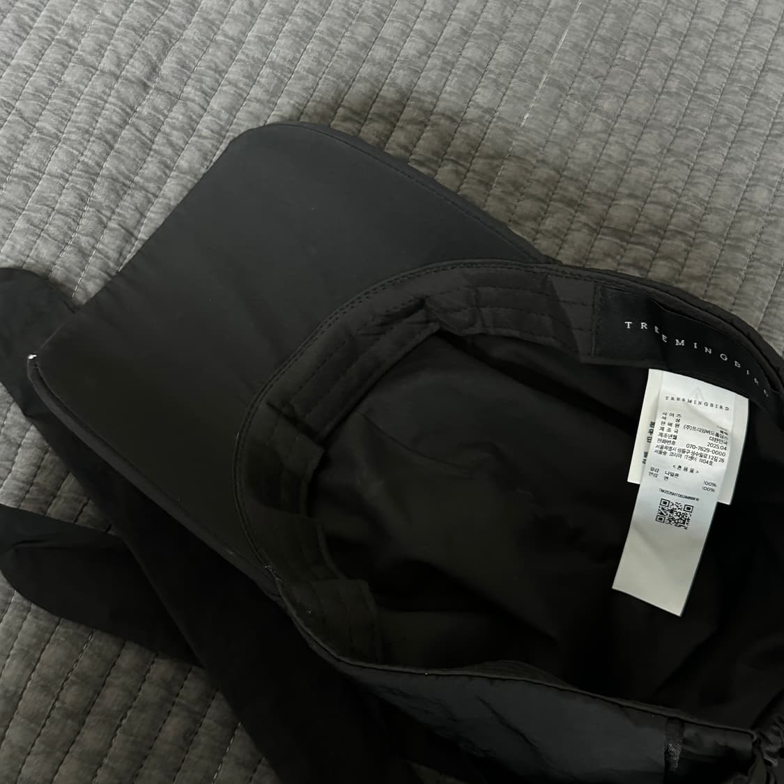 트리밍버드 Ribbon Ball Cap [ Black ] 상품이미지3