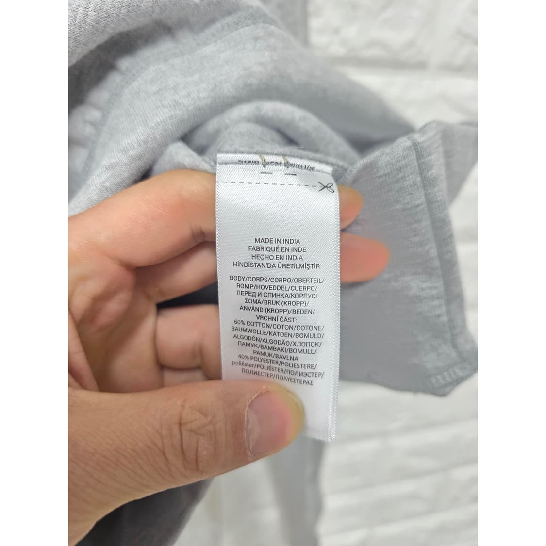 폴로 랄프로렌 맨투맨 그레이 M 상품이미지3