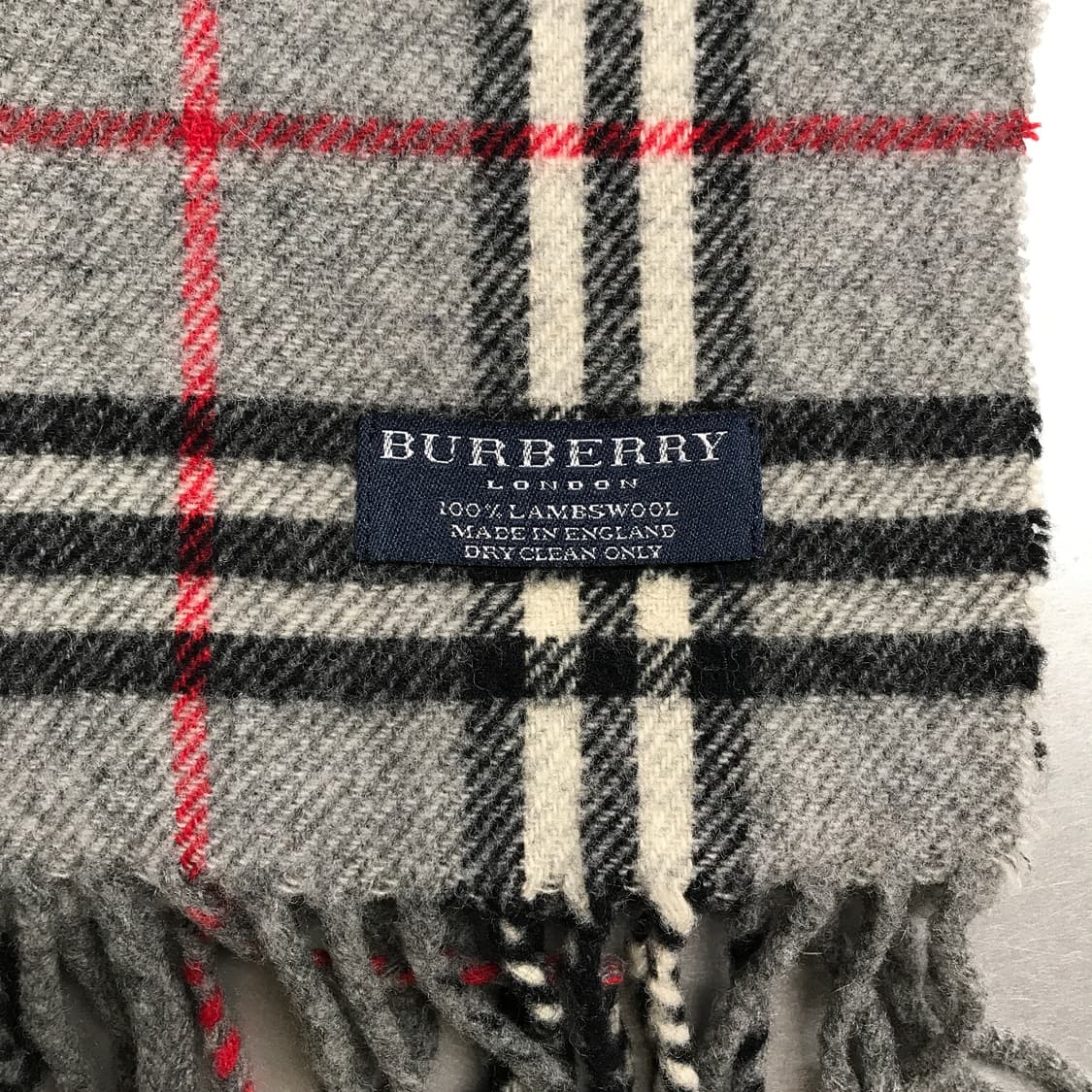 버버리 정품 램스울 머플러 그레이 상품이미지3