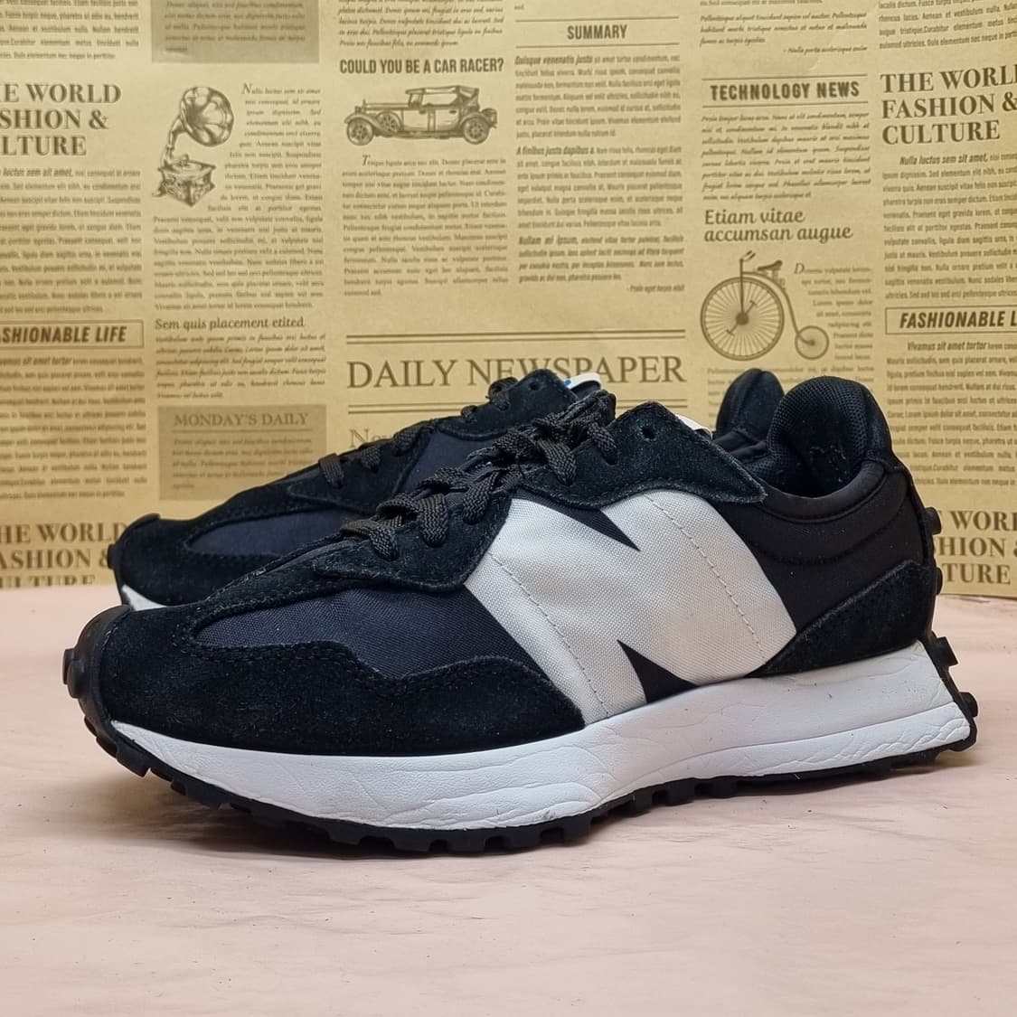 뉴발란스 327 블랙 운동화 225 상품이미지1