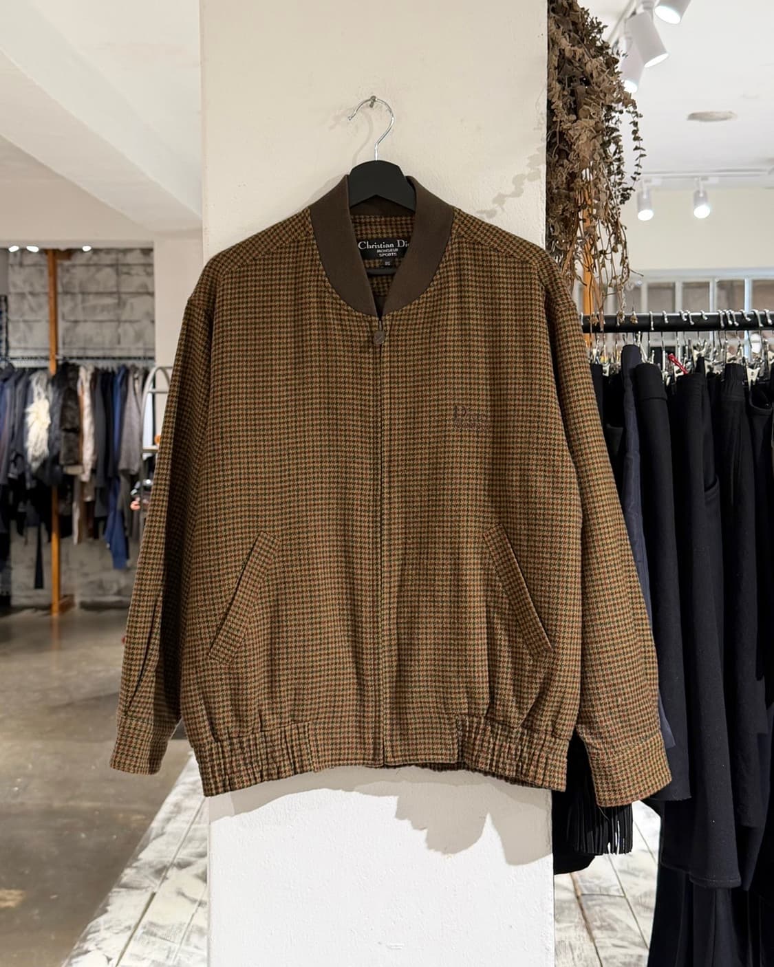 크리스찬 디올 무슈 스포츠 브라운 하운드투스 체크 블루종 상품이미지1