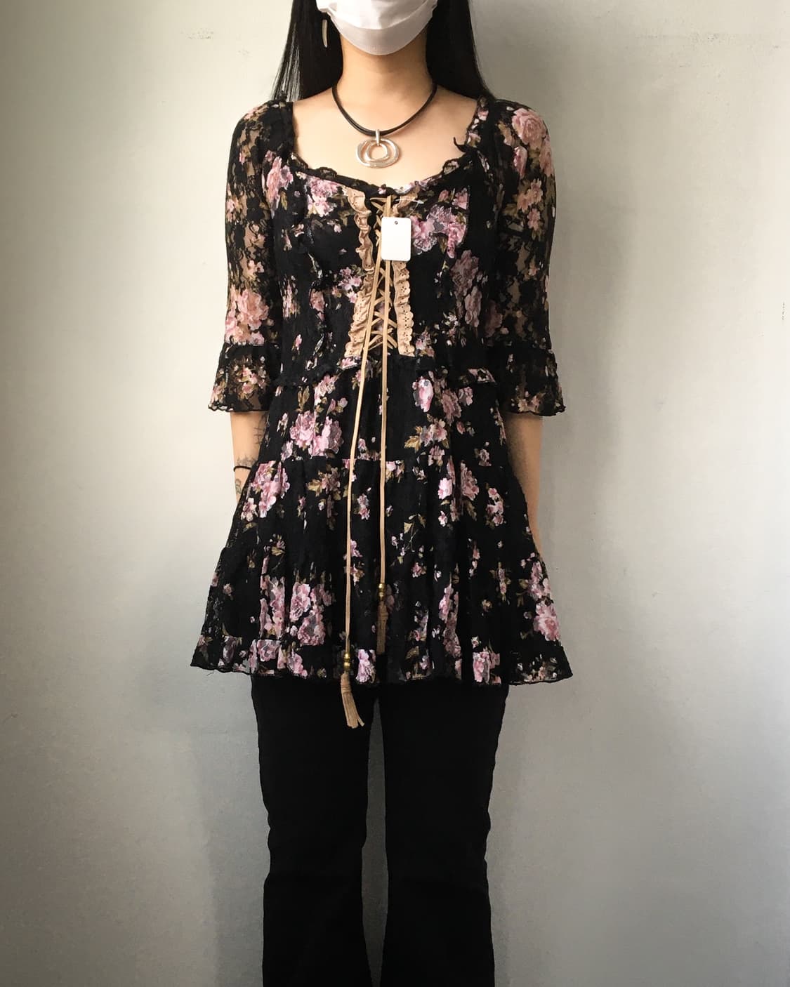 Flower pattern onepiece 상품이미지7