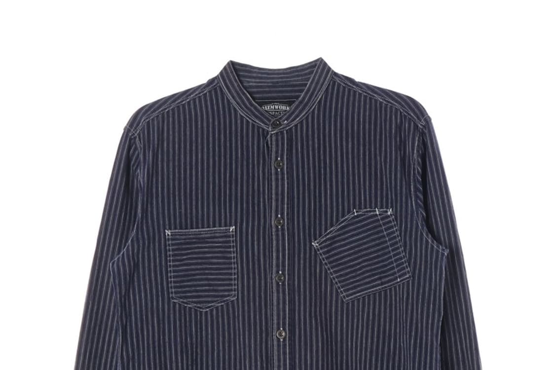 프리즘웍스 아메카지 무드 스트라이프 셔츠 XL 상품이미지3