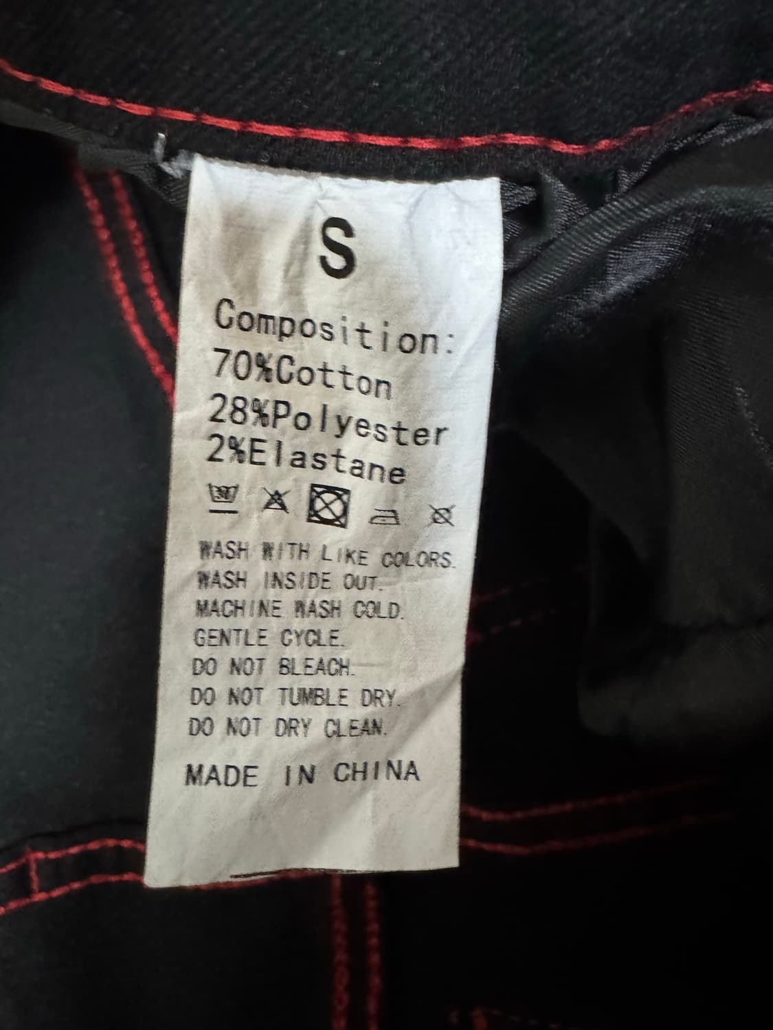 HCH heven can wait 펑크 해골 자수 와이드 팬츠 상품이미지6