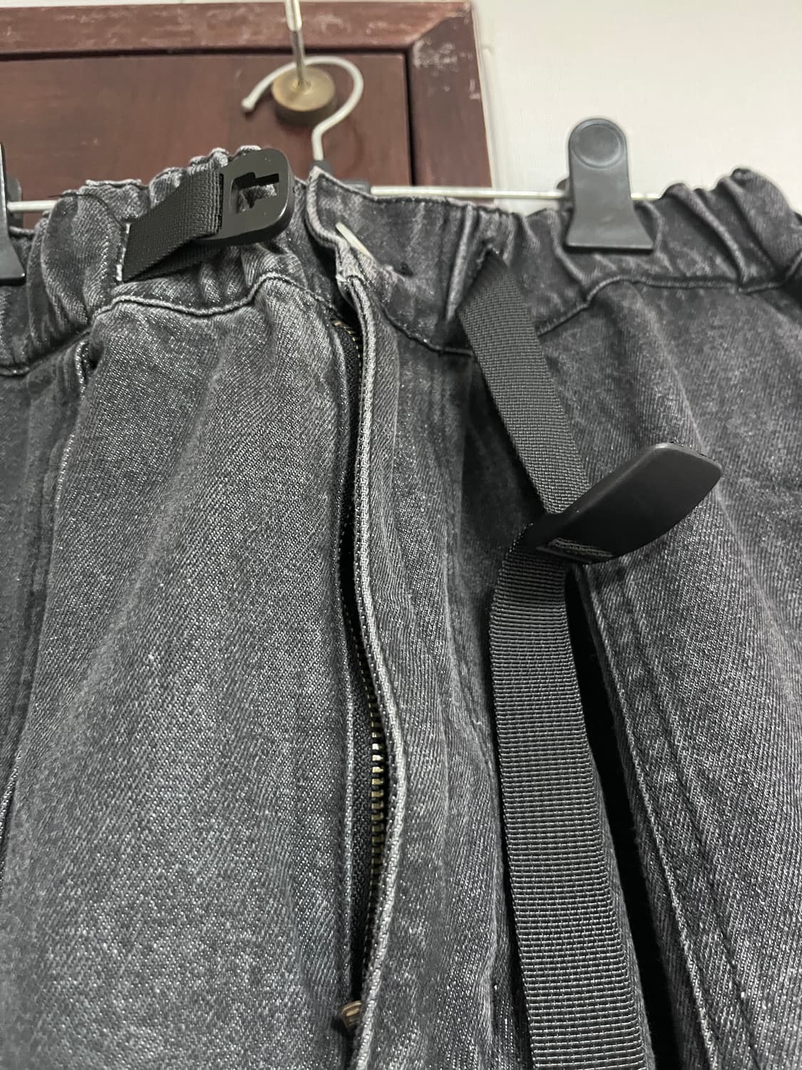 미니멀프로젝트워시드 퍼티그 벌룬 데님 팬츠 MDP105 [DARKGRAY 상품이미지3