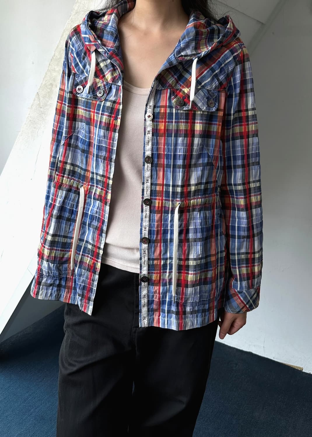 Cotton poly volume fabric design jacket 상품이미지8