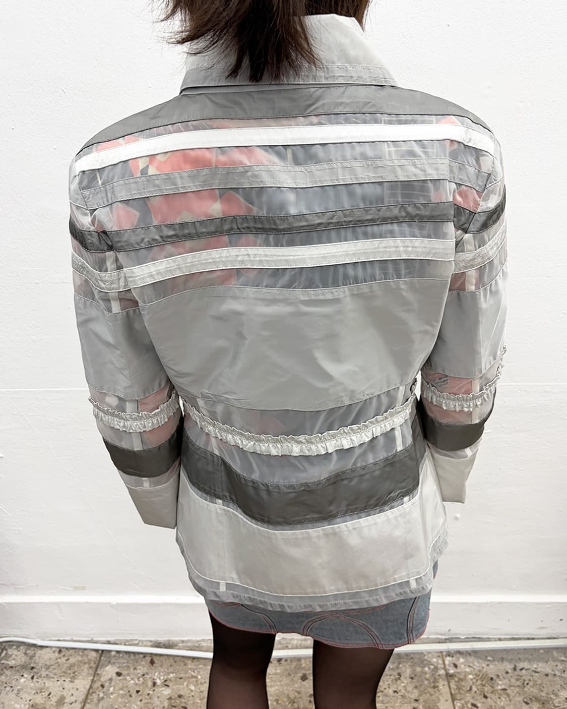 에르마노 설비노 2009S/S 시스루 더블 자켓 상품이미지5