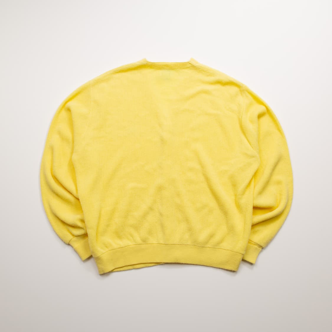 80s IZOD 라코스테 아크릴 가디건 옐로우 상품이미지7