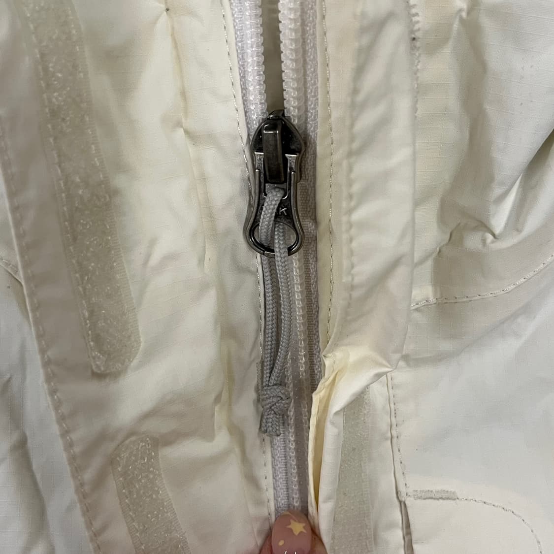 [정품/M] 노스페이스 화이트 바람막이 HYVENT b14 상품이미지8