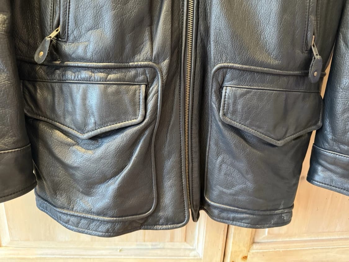 올드 갭 레더 자켓 상품이미지3