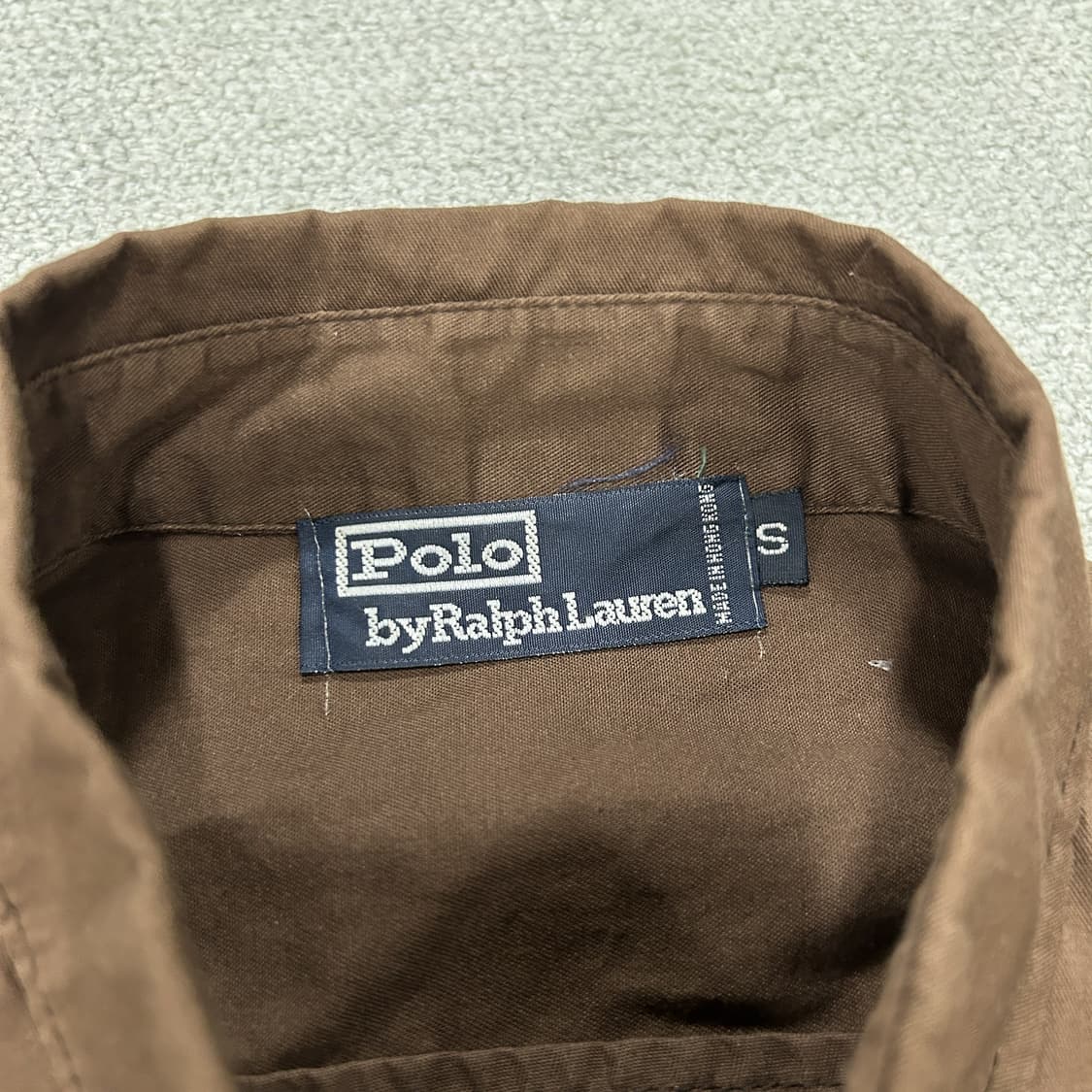 폴로 랄프로렌 브라운 긴팔 셔츠 s 상품이미지2