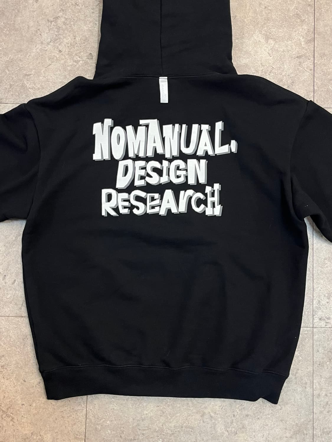 노매뉴얼 후드티 블랙 100(L) #csz2250 상품이미지7