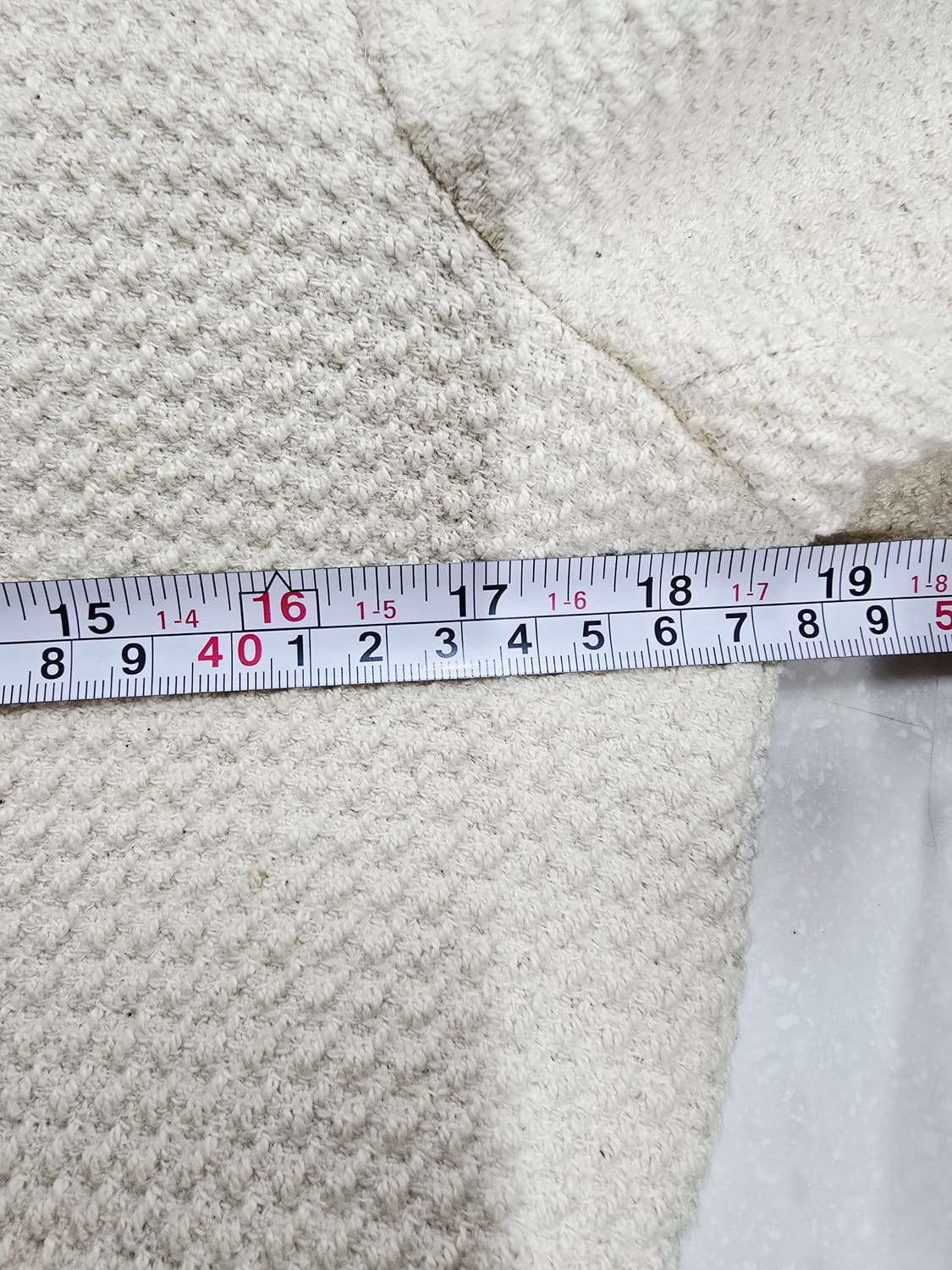 자라 크롭 트위드 자켓 아이보리 상품이미지7