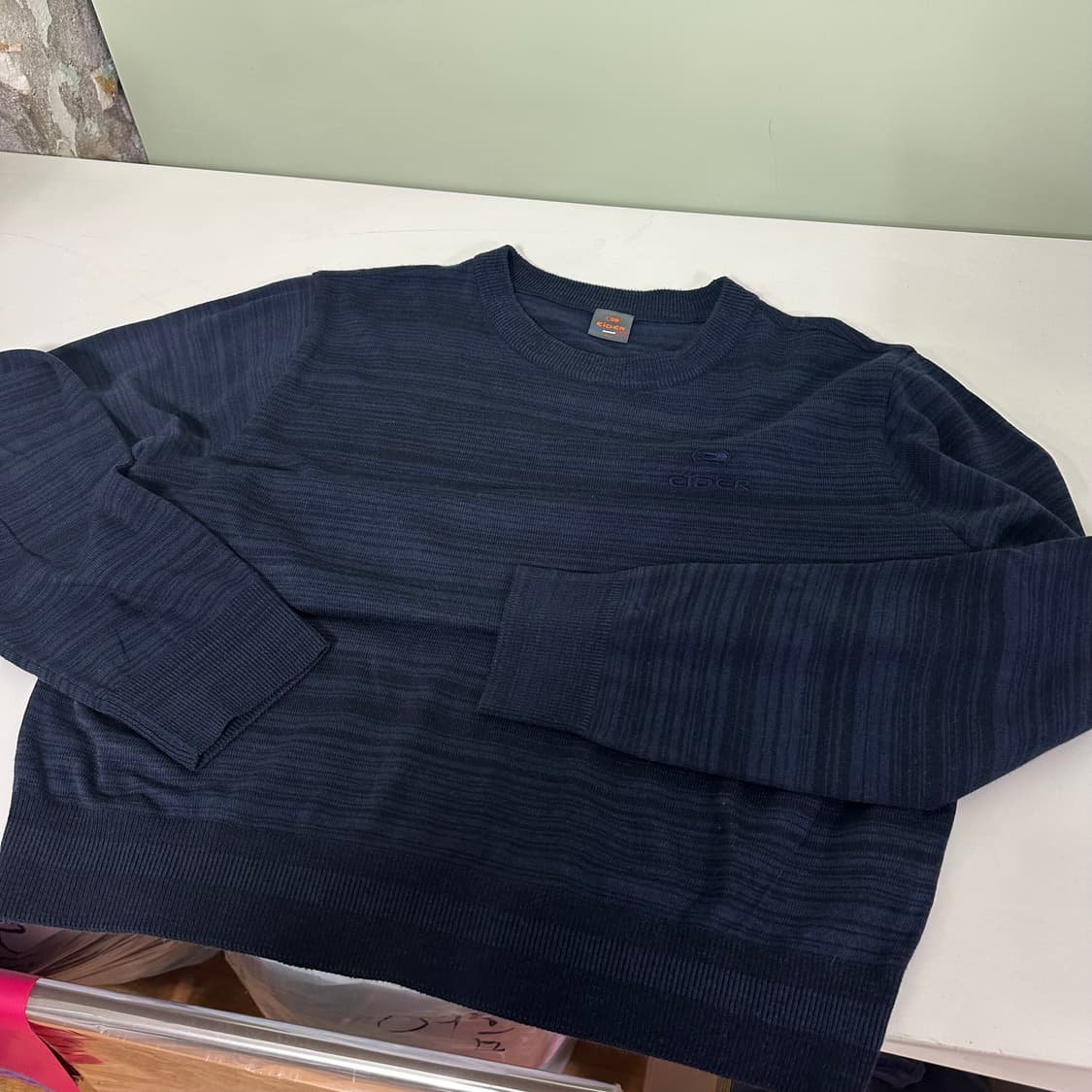 105 XXL 아이더 나염네이비 폴리긴팔티 상품이미지2