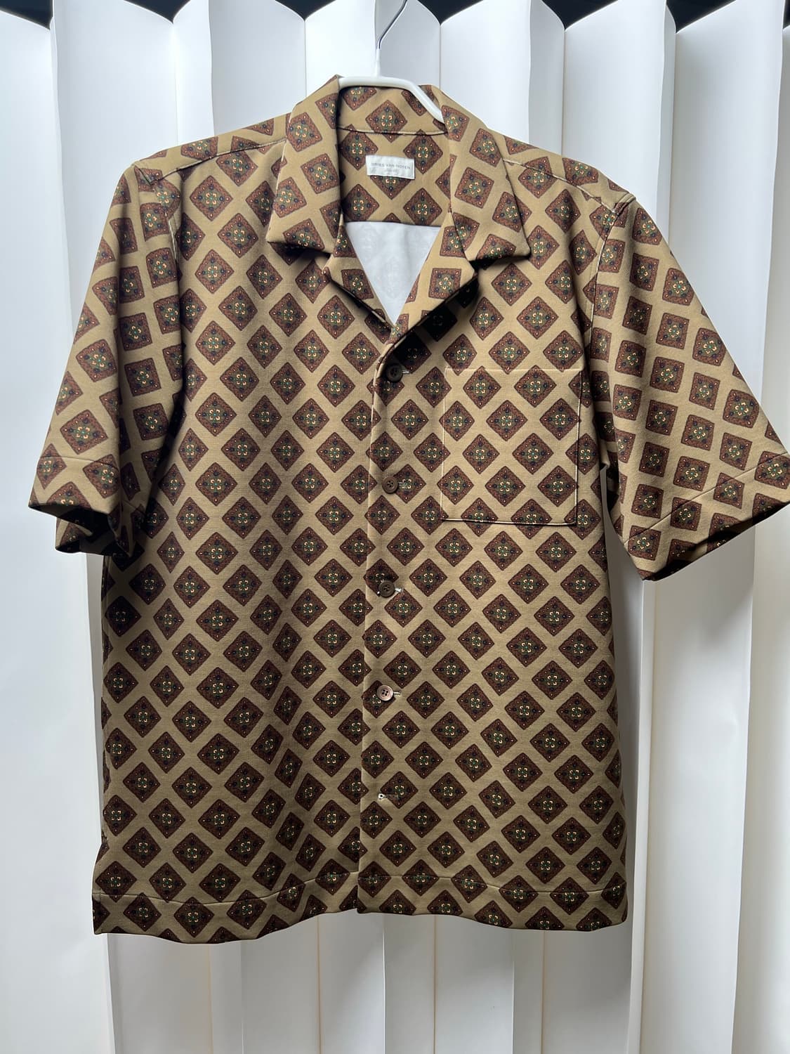 드리스반노튼 패턴 셔츠 48 사이즈 상품이미지2