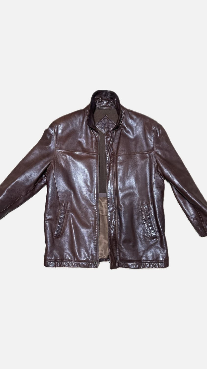 입생로랑 램스킨 레더자켓 상품이미지1