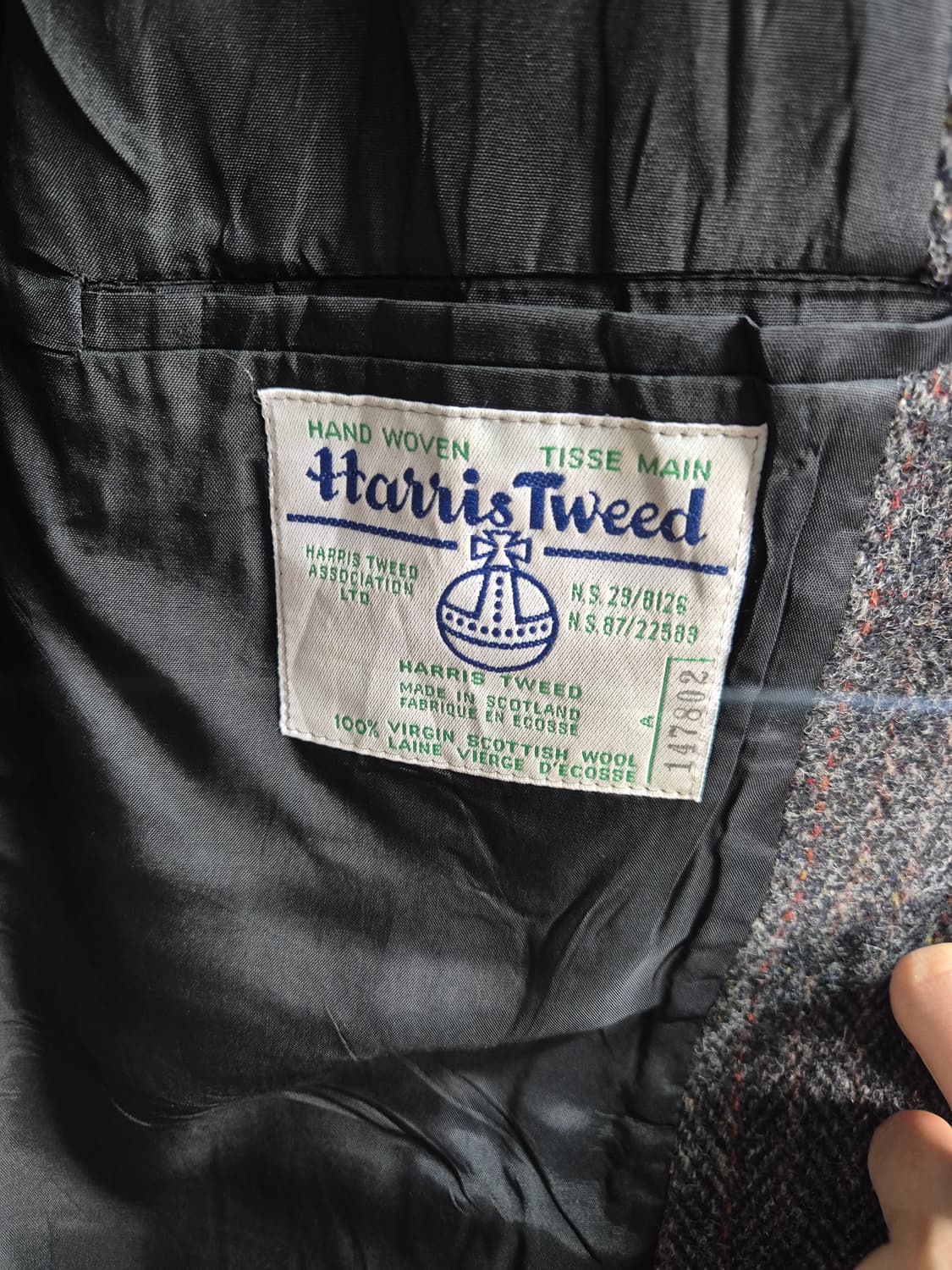 해리스트위드 자켓 상품이미지4