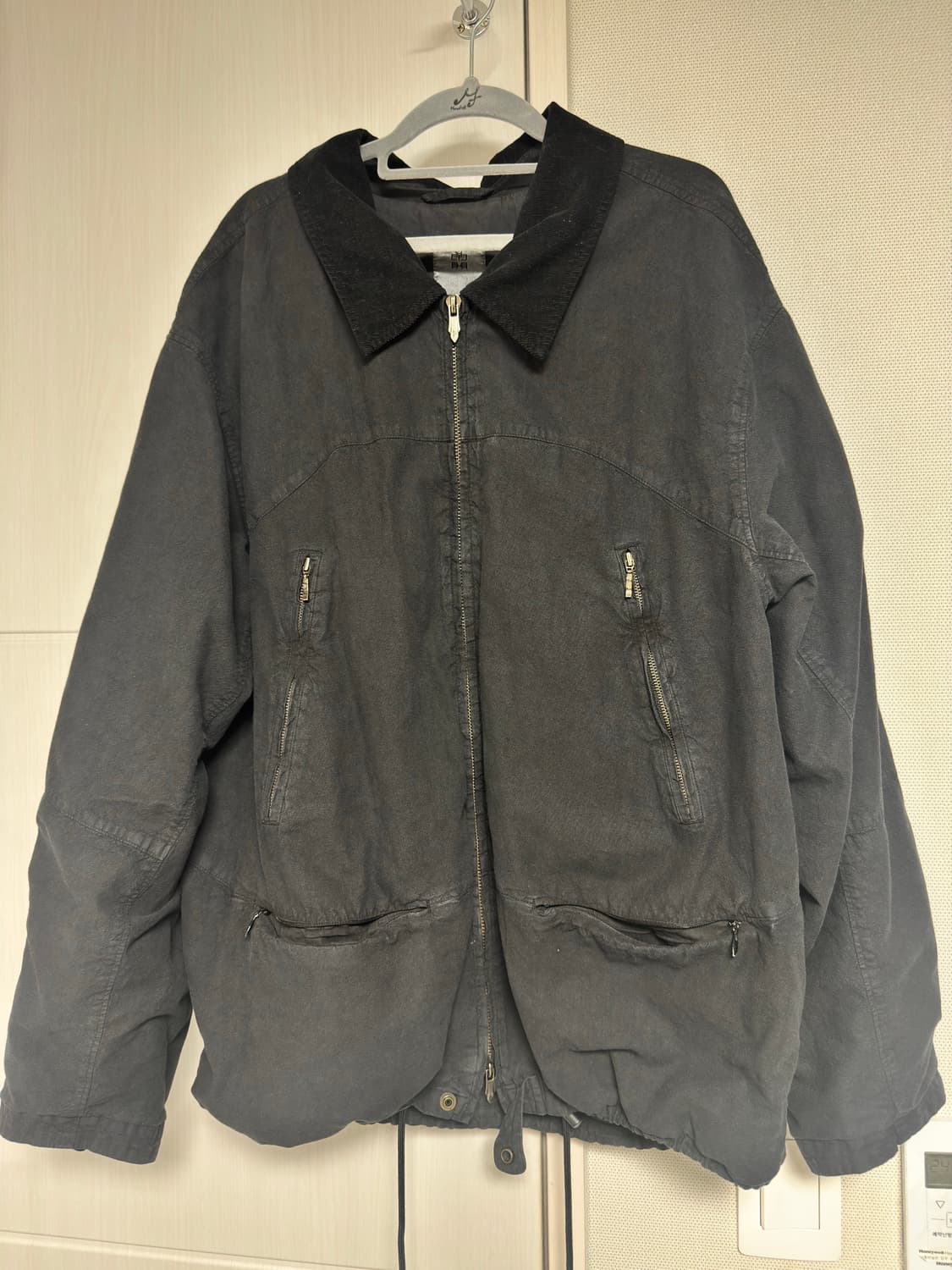 폴리테루 집 자켓 블랫 3size 상품이미지1