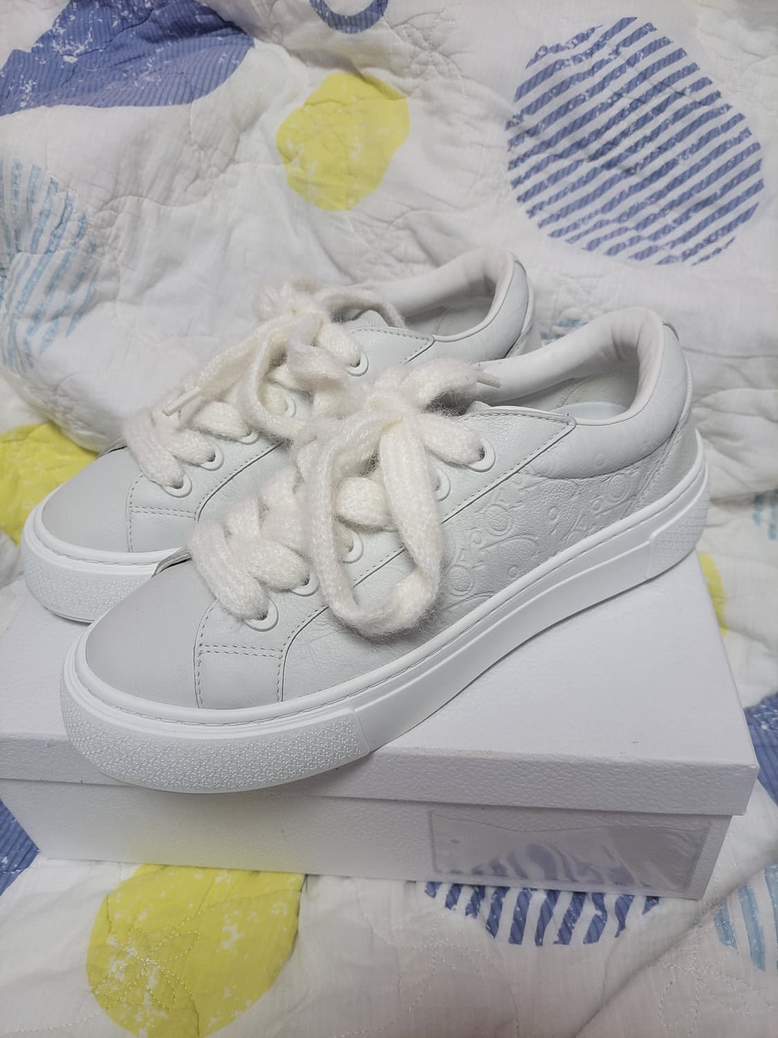 정품)급처2번신은상태최상 명품세탁완료!디올 스핀 가죽스니커즈 운동화 신상 상품이미지2