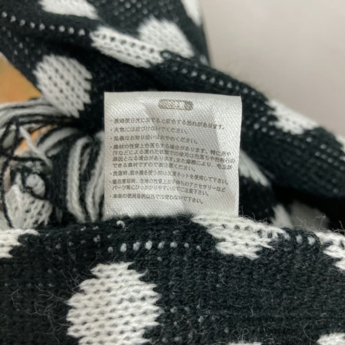  빈티지 모던 도트 패턴 스카프 상품이미지3