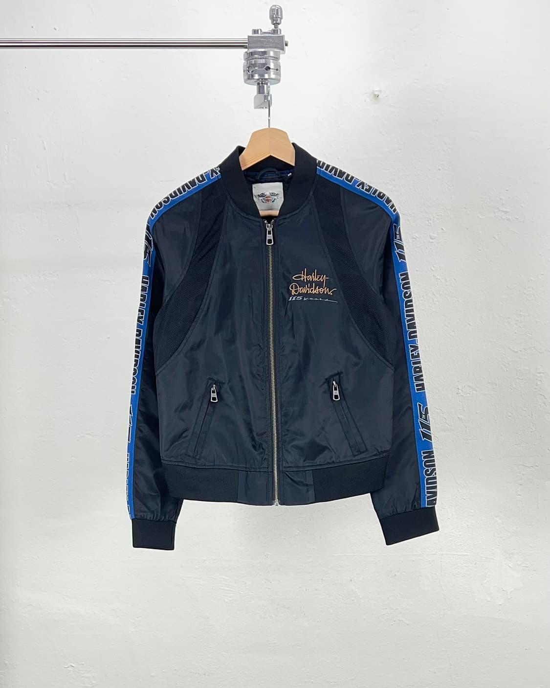 할리데이비슨 115th 유니버셜 나일론 봄버 레이싱 자켓 상품이미지1