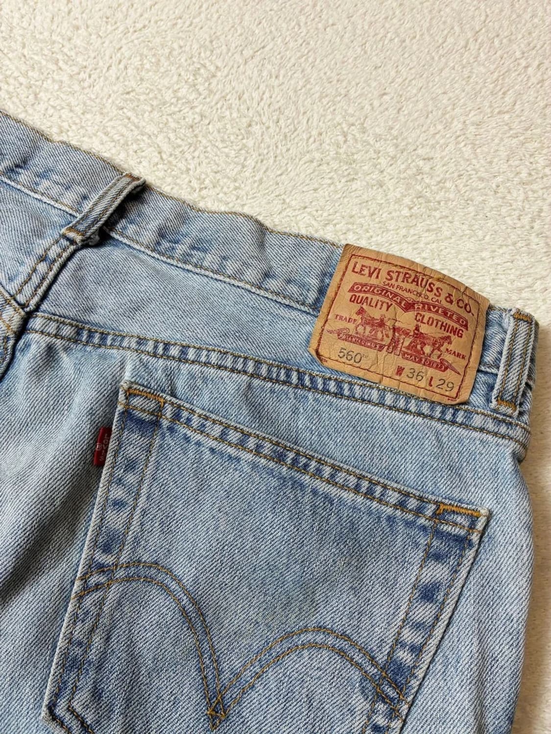 리바이스 560 made in Mexico 컴포트 데님 팬츠 PN7416 상품이미지8