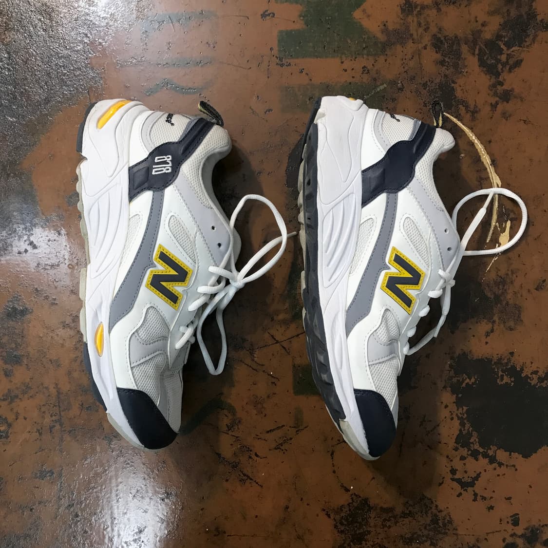 뉴발란스 878 화이트 옐로 260 사이즈 상품이미지3