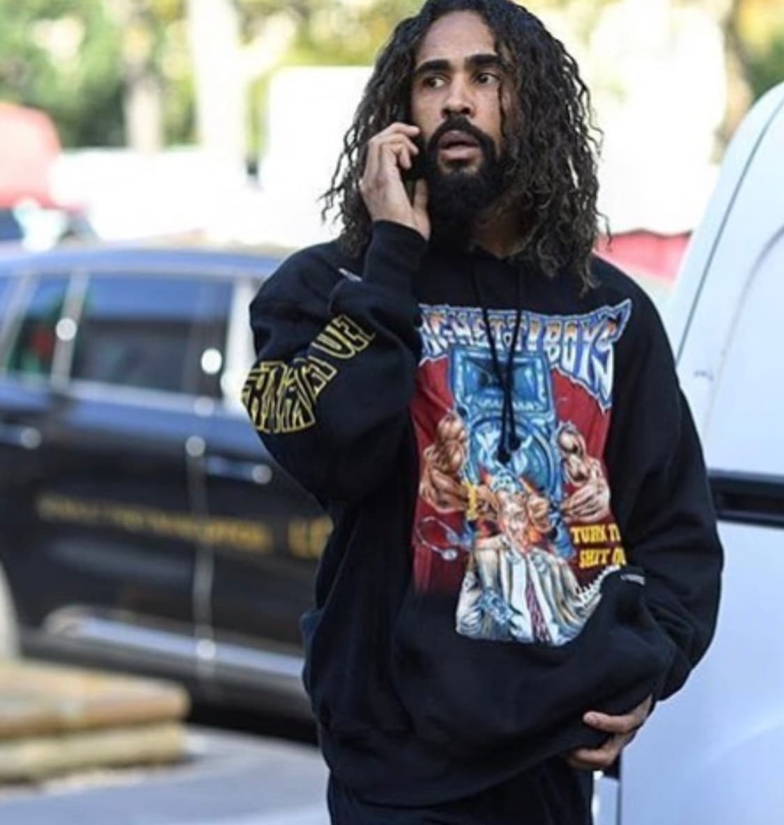 (XL) 제리로렌조 스파게티보이즈 챔피온 후드 블랙 상품이미지1