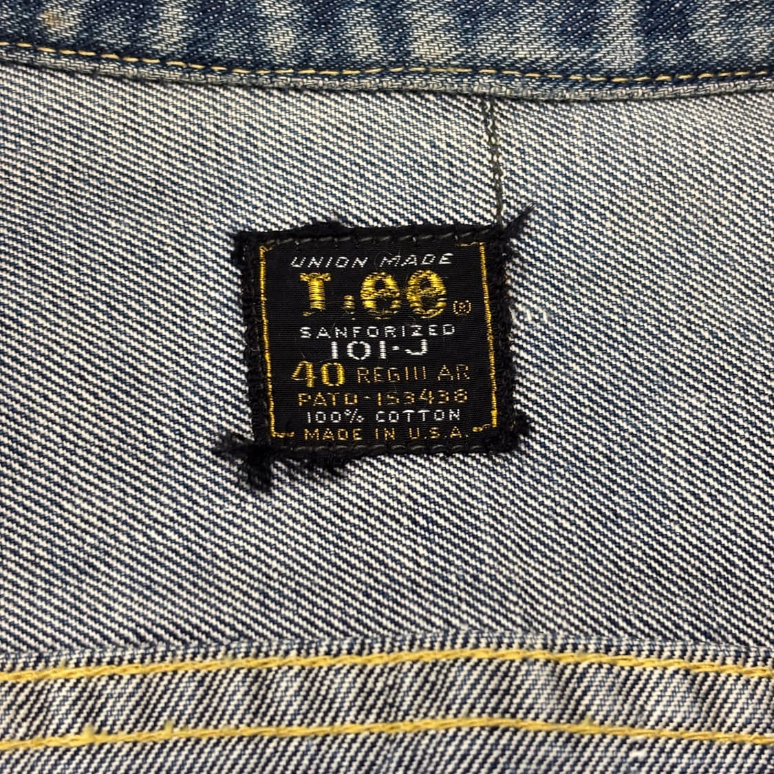 60s 빈티지 LEE 101-J 자켓 40R 상품이미지3