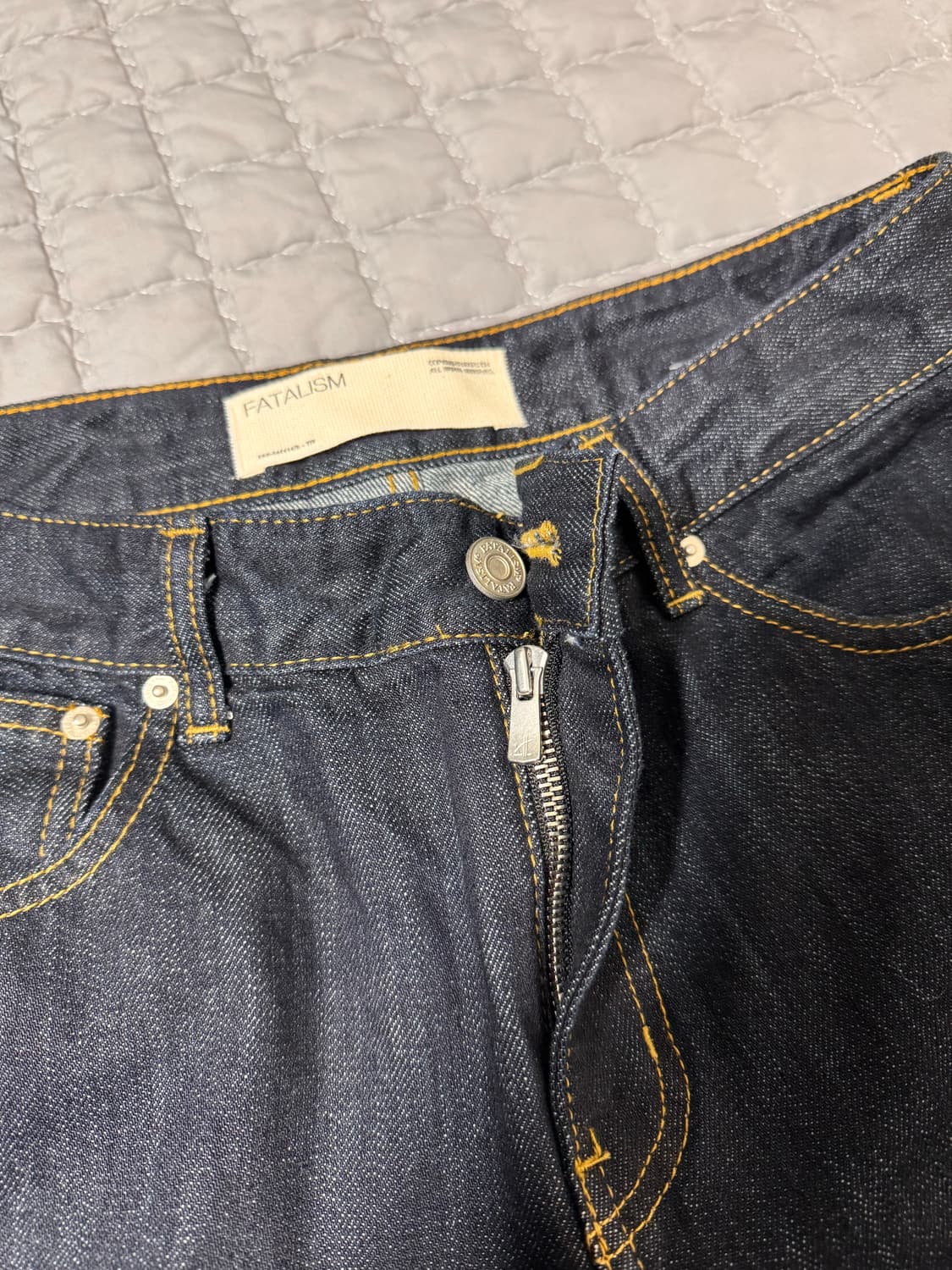 페이탈리즘 인디고 스트레이트 핏 데님 46 상품이미지6