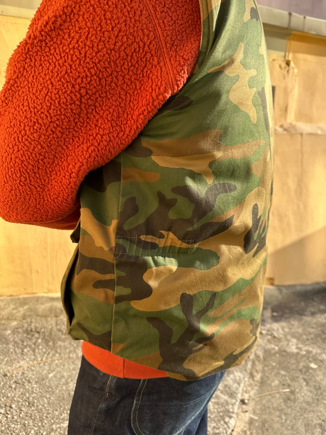 빈티지 밀리터리 조끼 상품이미지9