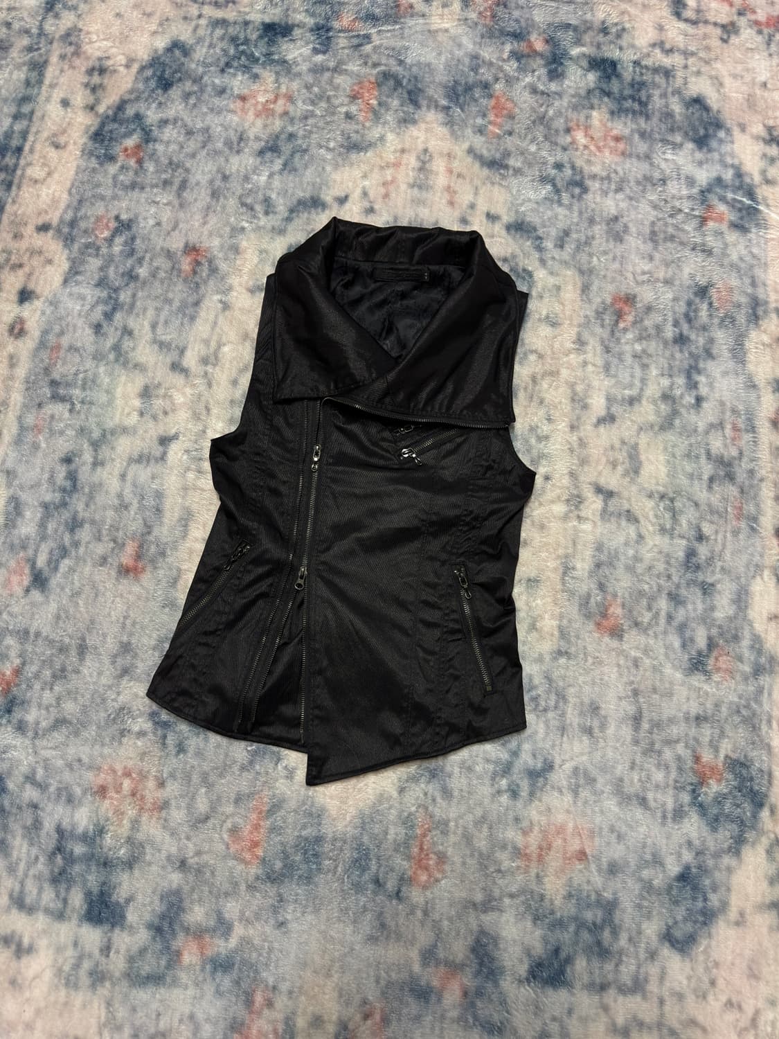 Fuga high neck sleeveless rider jacket 상품이미지1