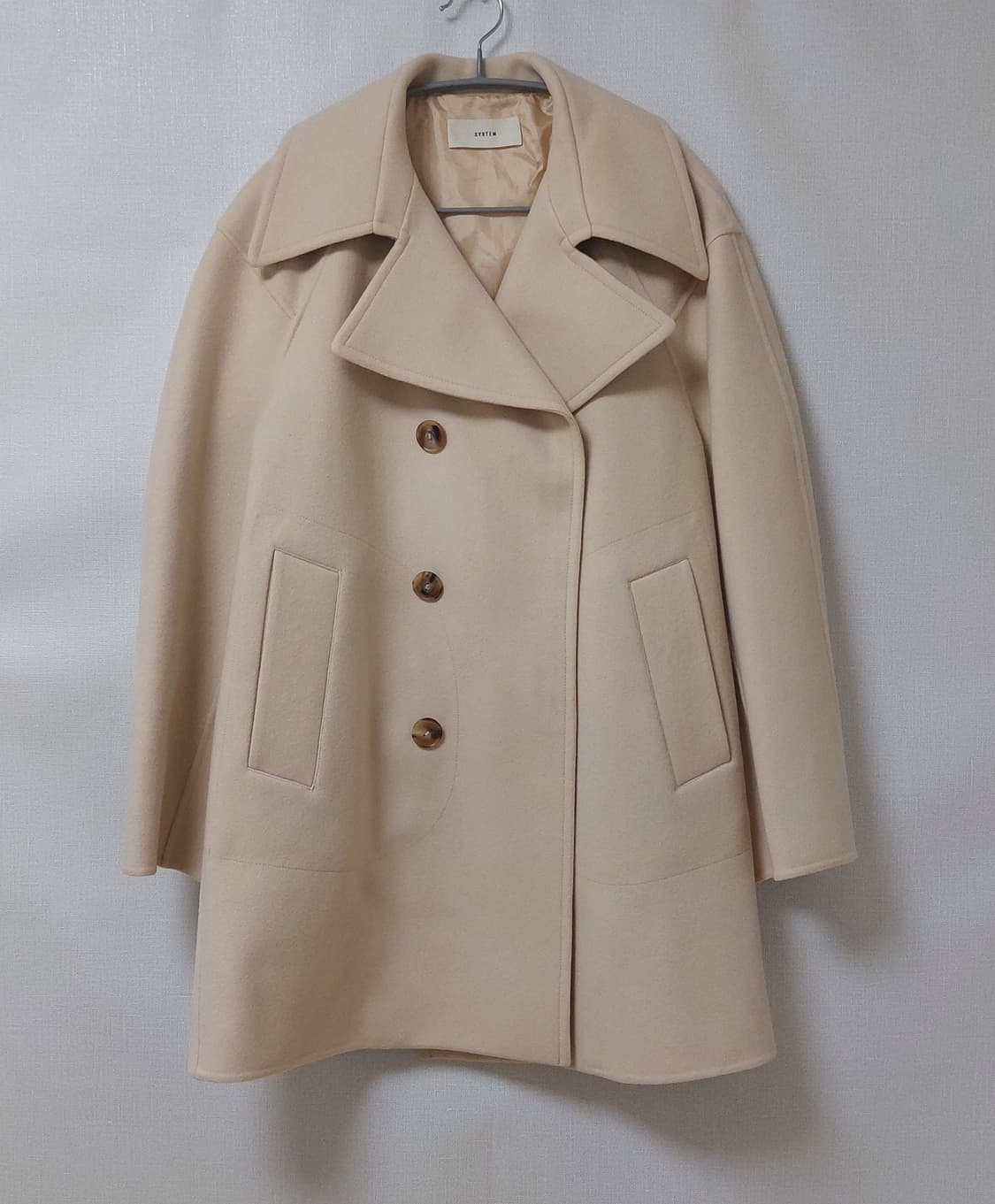 한섬 시스템 system 캐시미어 울 코트 여성 겨울 코트 상품이미지1