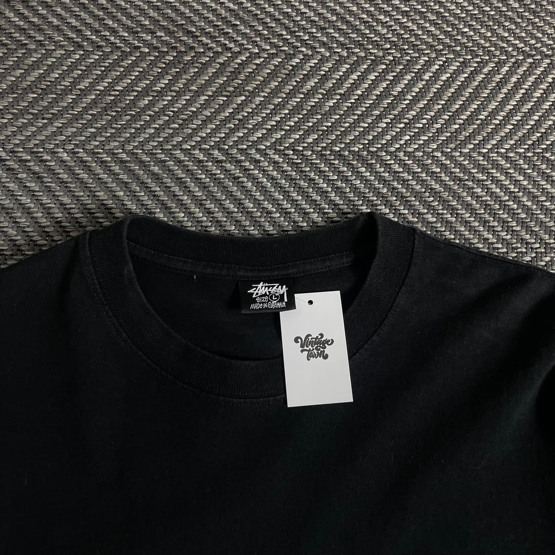 스투시 베이직 빅로고 박시핏 롱슬리브 o 3198 상품이미지5