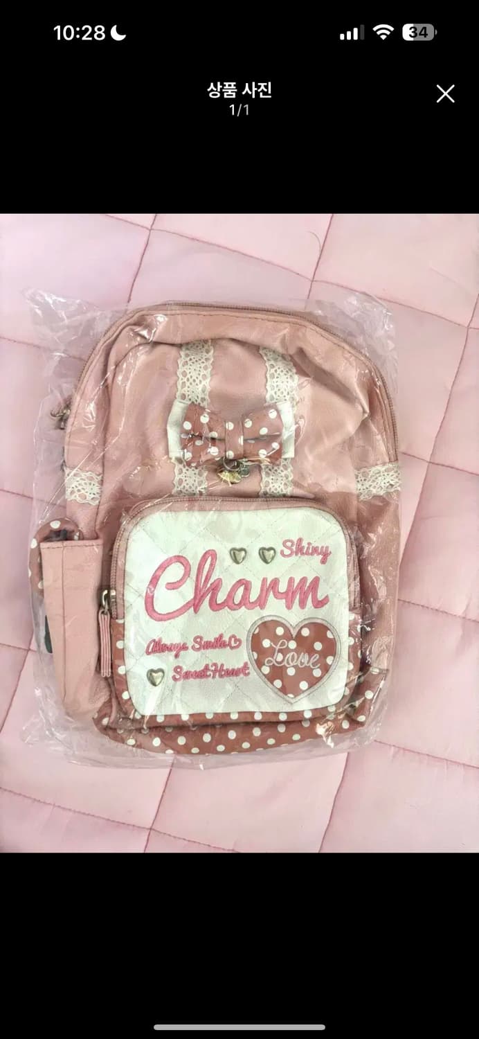 일본 빈티지 라떼갸루 charm 가방 힙색 상품이미지1