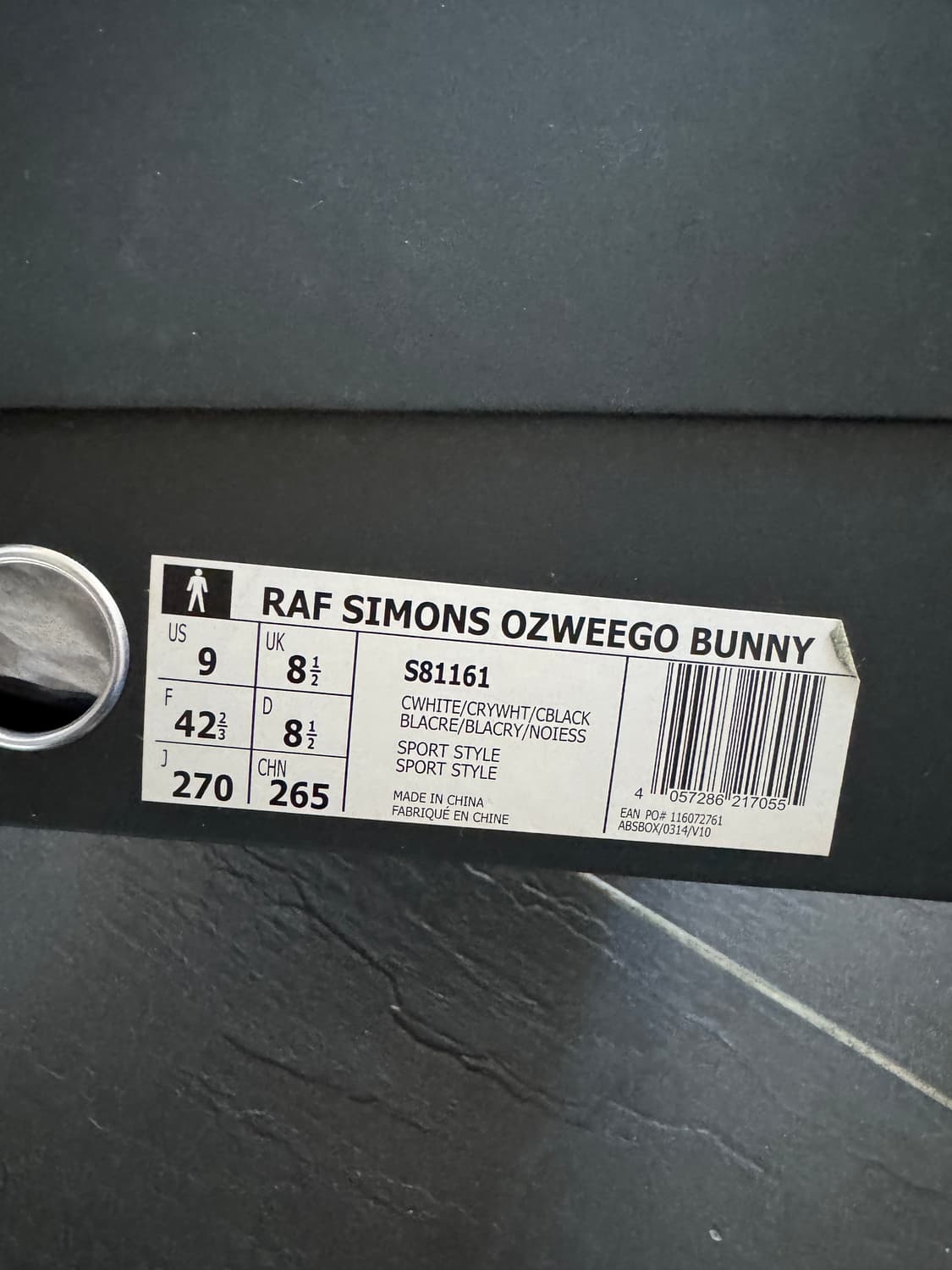 Raf Simons 라프 시몬스 아디다스 오즈위고 버니크림 270 상품이미지4