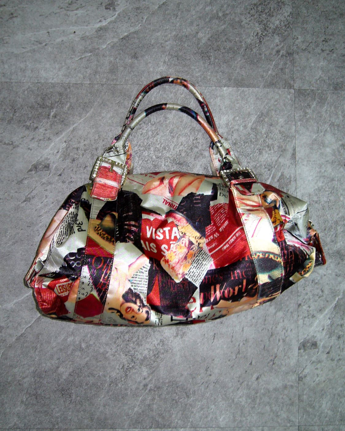 Retro Printed Bag 상품이미지2