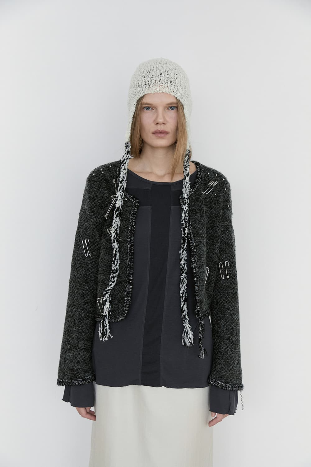 DARED 데어드 HANDMADE BRAID WOOL BONNET 모자 상품이미지2