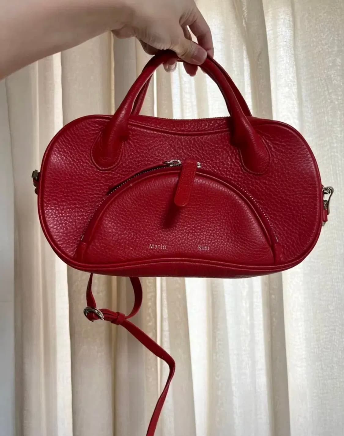 마뗑킴 피넛백 레드  상품이미지1