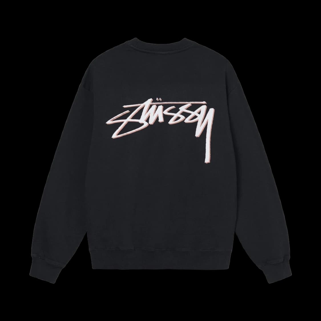 [M] 스투시 아워레가시 드롭 쉐도우 맨투맨 블랙 상품이미지1